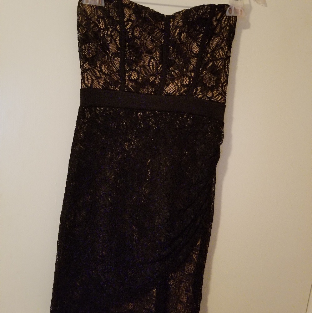 Black laced dress
